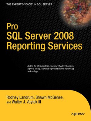 cover image of Pro SQL Server 2008 Reporting Services